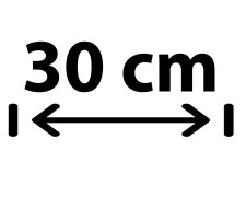 30 cm Breite