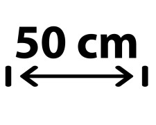 50 cm Breite
