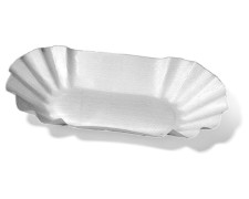 Pappschalen oval 9 x 16 x 3 cm, fettdicht, 250 Stk.