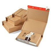 Universalverpackung CP020.08, 302x215mm Höhe 1-80mm, für A4, braun