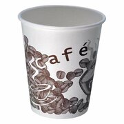 Kaffeebecher Premium, NEW COFFEE, Pappe beschichtet, 8oz., 200 ml, 50 Stk.