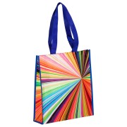 Tragetasche Shopper gewebt Mikado 38+10x40 cm wiederverwendbar