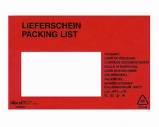 DOCUFIX Dokumententaschen *Lieferschein*, C6 175x115+20mm, 250 Stk.
