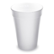 EPS Thermobecher Glühweinbecher Styroporbecher 300ml, weiß, 20 Stk.