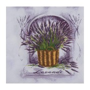 Motivservietten 3-lagig, 33 x 33 cm, Lavendel, 20 Stk.