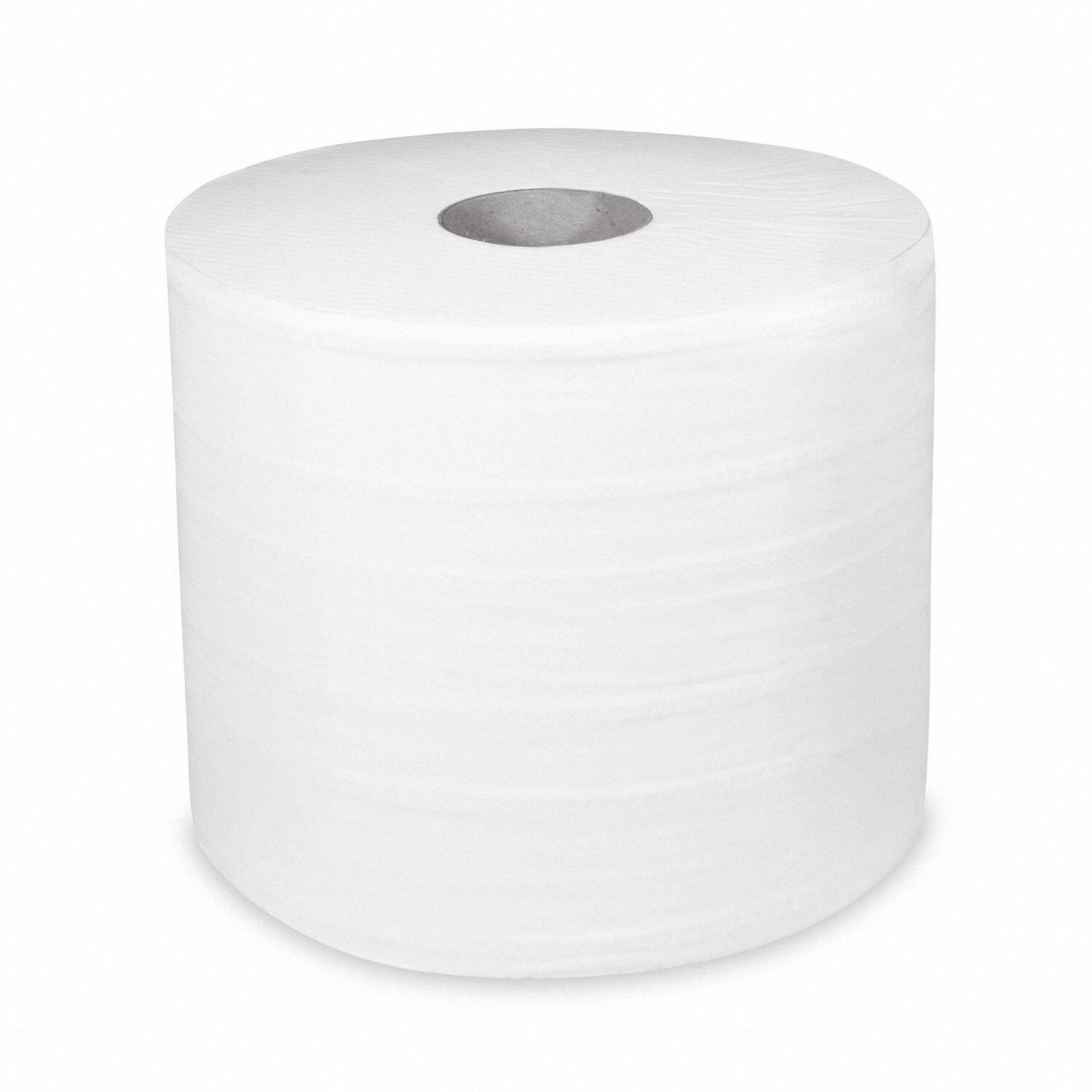 Industrie-Putztuchrolle geprgt Tissue 2-lagig  24 x 38cm x 304m wei, 2 Stk.